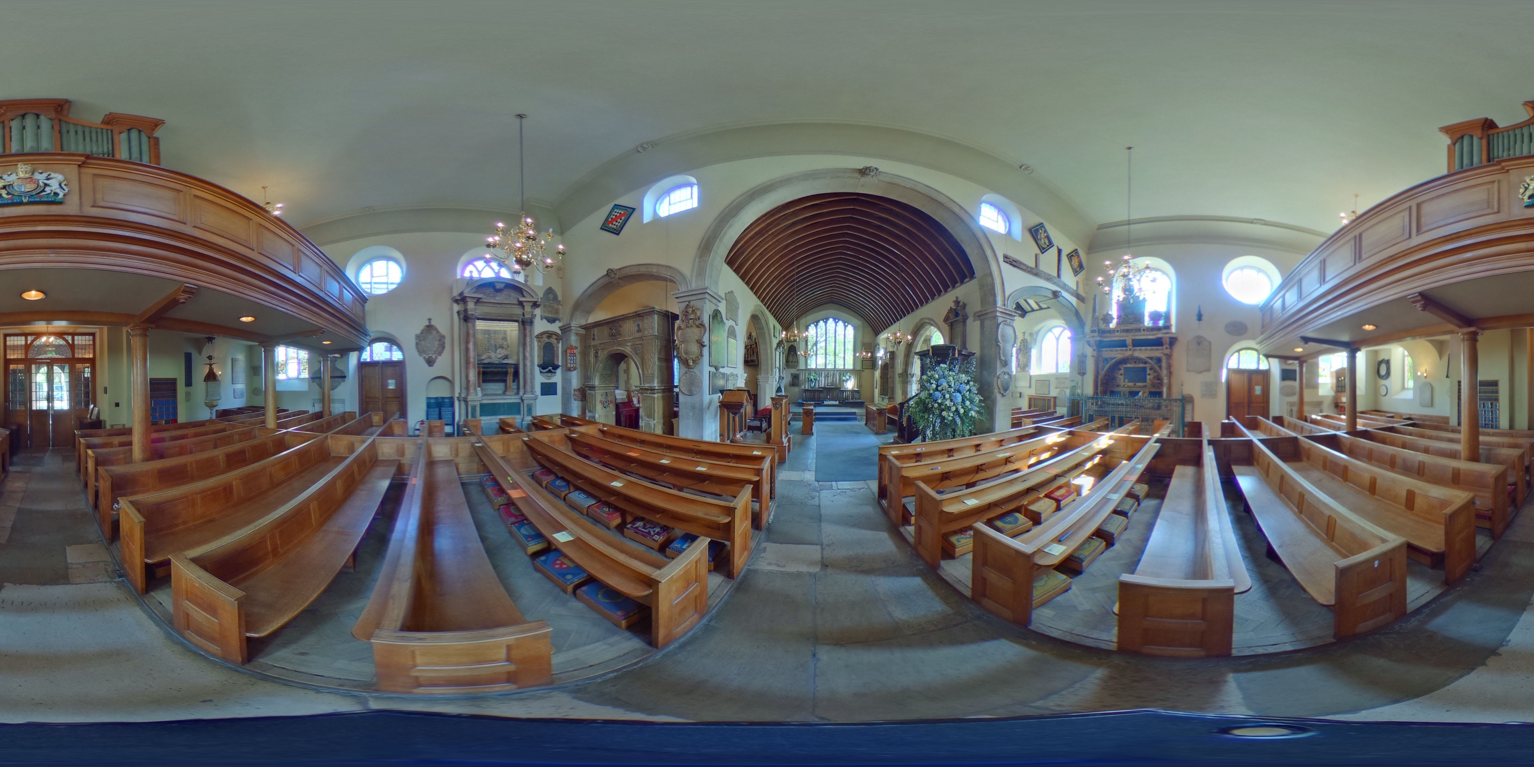 Mum & Dad's wedding church interior